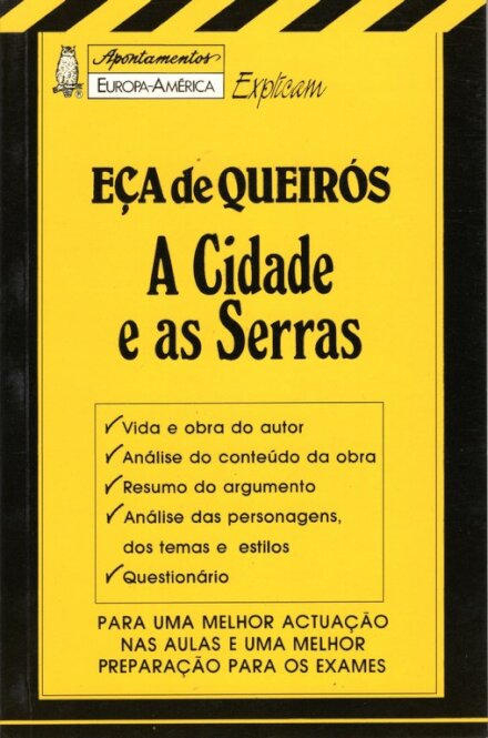 Apontamentos-A Cidade E As Serras