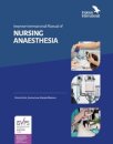 Improve International Manual of NURSING ANAESTHESIA