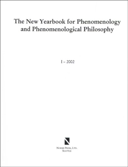 The New Yearbook for Phenomenology and Phenomenological Philosophy
