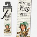 Literary Bookmarks - We'Re All Mad Here