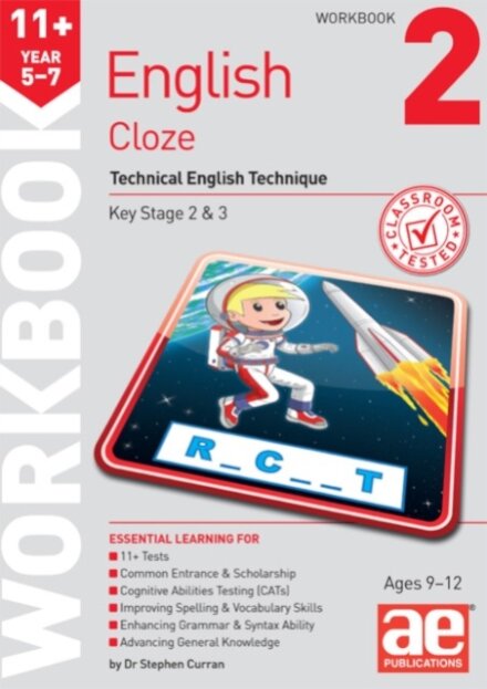 11+ English Year 5-7 Cloze Workbook 2