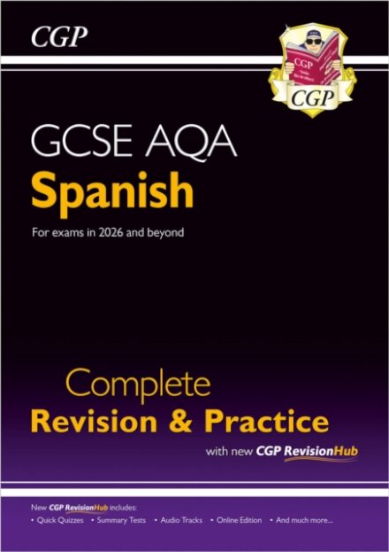 New GCSE Spanish AQA Complete Revision & Practice with CGP RevisionHub (for exams from 2026)
