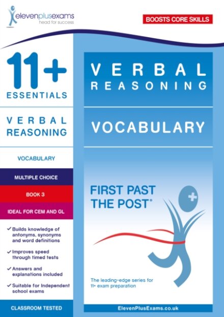 11+ Essentials Verbal Reasoning: Vocabulary Book 3