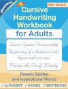 Cursive handwriting workbook for Adults