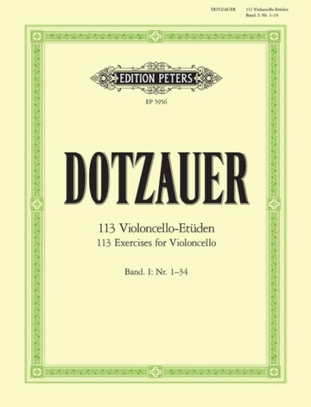 113 Exercises for Violoncello, Book 1