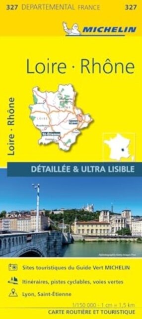 Loire, Rhone - Michelin Local Map 327
