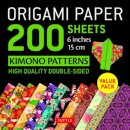Origami Paper 200 sheets Kimono Patterns 6 (15 cm)