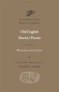 Old English Shorter Poems