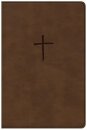 CSB Compact Bible, Brown LeatherTouch, Value Edition
