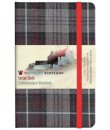 Waverley S.T. (M): Castle Grey Pocket Genuine Tartan Cloth Commonplace Notebook