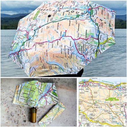 OS Map Premium Umbrella - Exmoor National Park