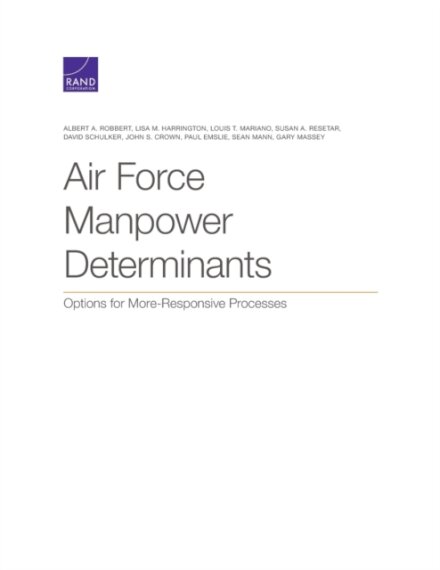 Air Force Manpower Determinants