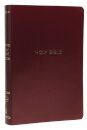 NKJV Holy Bible, Giant Print Center-Column Reference Bible, Burgundy Leather-look, 72,000+ Cross References, Red Letter, Comfort Print: New King James Version