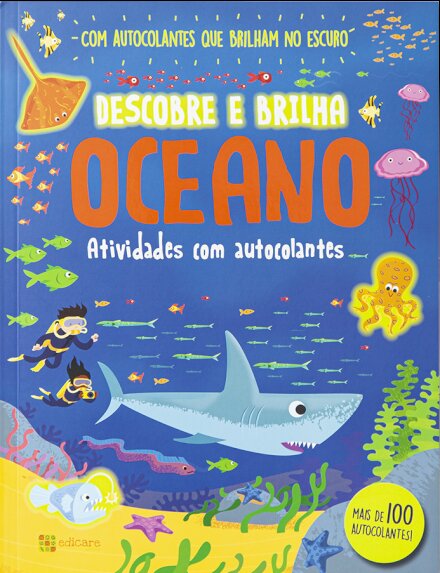 Descobre e Brilha - Oceano Atividades com autocolantes