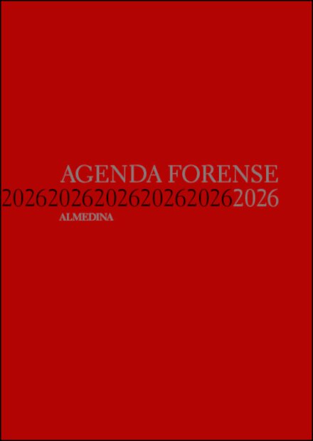 Agenda Forense 2026 – Bolso – (Vermelho)