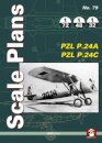 Scale Plans No. 79 PZL P.24A & PZL P.24C