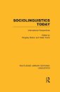 Sociolinguistics Today (RLE Linguistics C: Applied Linguistics)