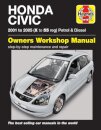 Honda Civic Petrol & Diesel (01 - 05) Haynes Repair Manual