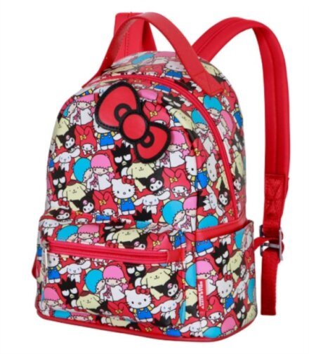 Sanrio Hello Kitty Friends Small Heady Backpack, Multicolour