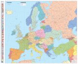 Europe Political - Michelin rolled & tubed wall map Encapsulated
