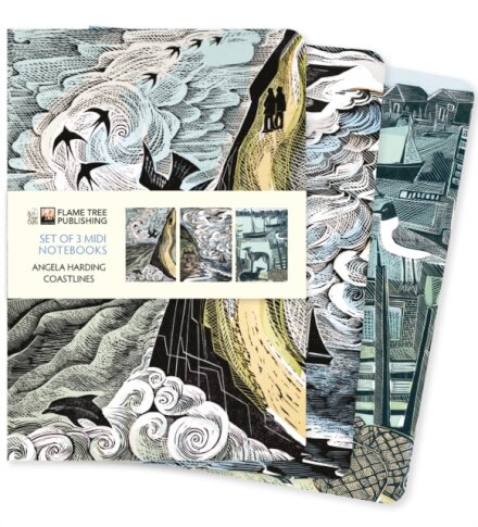Angela Harding: Coastlines Set of 3 Midi Notebooks