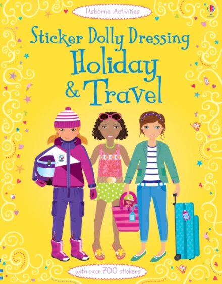 Sticker Dolly Dressing Travel And Holiday