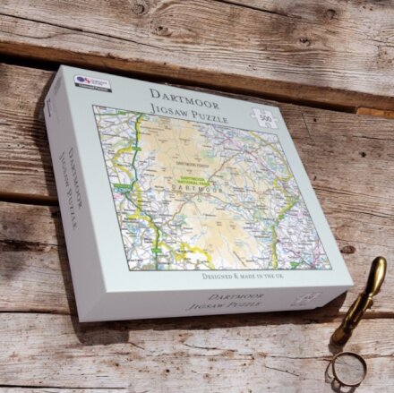 OS Map 500 Piece Premium Jigsaw Puzzle - Dartmoor National Park