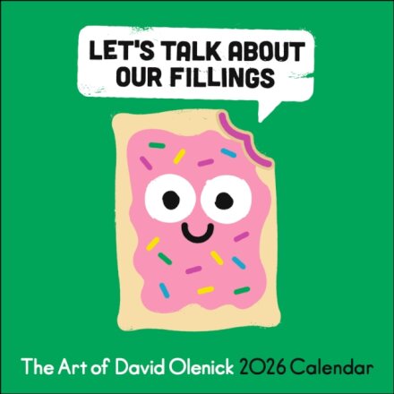 The Art of David Olenick 2026 Wall Calendar