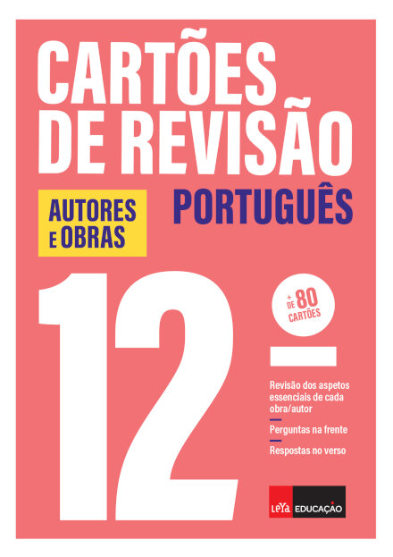 Cartões de Revisão Português - Autores e Obras 12.º ano