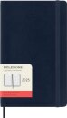 Moleskine 2025 12-Month Daily Large Softcover Notebook: Sapphire Blue