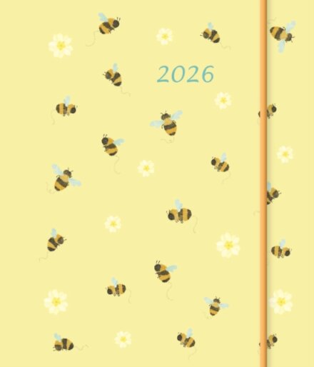 Little Bees Square Pocket Diary 2026