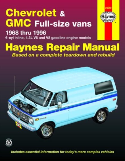 Chevrolet & GMC full-size petrol vans (1968-1996) Haynes Repair Manual (USA)