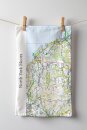 OS Map Tea-towel - North York Moors National Park