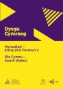 Dysgu Cymraeg: Mynediad (A1) - De Cymru/South Wales - Fersiwn 2