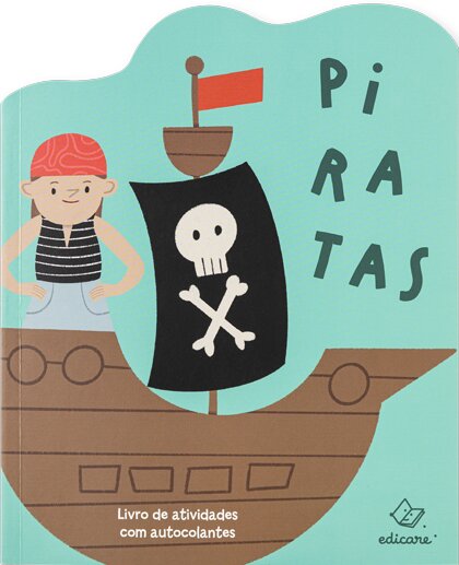 Piratas - Livro de Atividades com Autocolantes