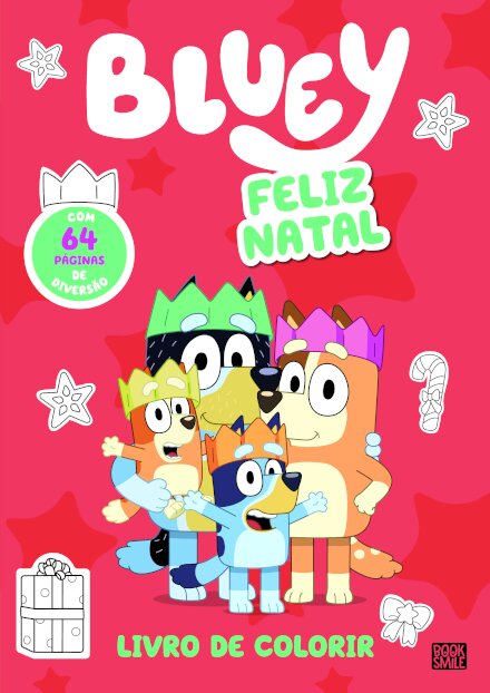 Bluey: Feliz Natal: Livro de Colorir