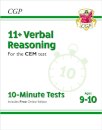 11+ CEM 10-Minute Tests: Verbal Reasoning - Ages 9-10 (with Online Edition)