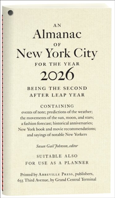 An Almanac of New York City for the Year 2026
