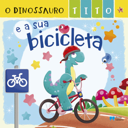 O dinossauro Tito e a sua bicicleta