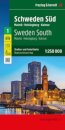 Sweden South Road and Leisure Map