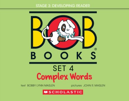Bob Books - Complex Words Hardcover Collection of 8 Stories | Decodable Phonics Stories, Ages 4 and up, Kindergarten, First Grade (Stage 3: Developing Reader)