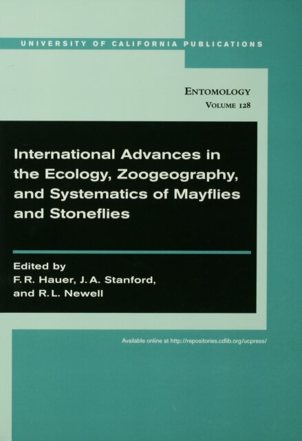 International Advances in the Ecology, Zoogeography, and Systematics of Mayflies and Stoneflies