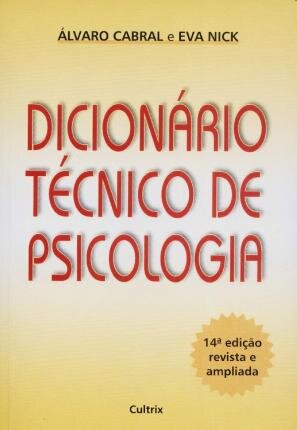 Dicionário Técnico De Psicologia
