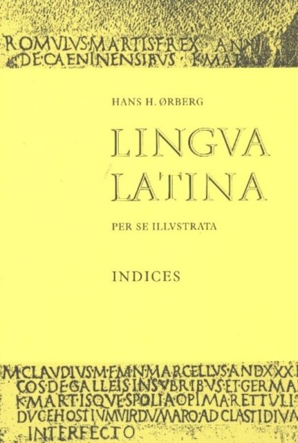 Lingua Latina - Indices