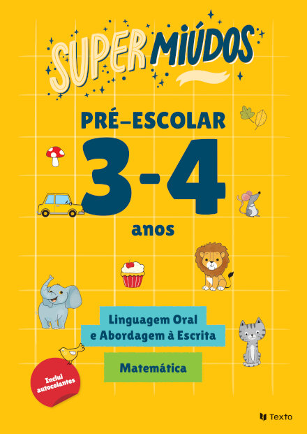 Supermiúdos - Pré-escolar 3/ 4 Multidisciplinar