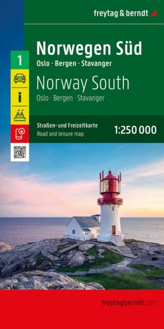 Norway South Road and Leisure Map