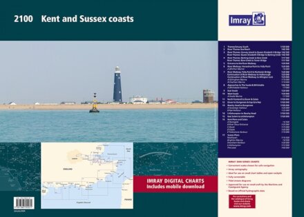 Imray 2100 Chart Pack : Kent and Sussex Coasts : 2100
