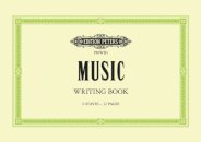 Music Writing Book: A5 landscape 6-stave
