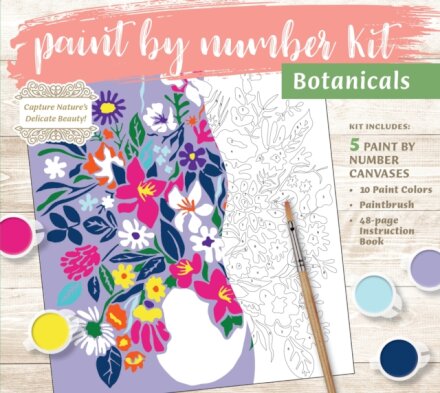 Paint by Number Kit: Botanicals