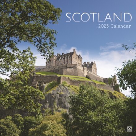 Scotland Square Wall Calendar 2025